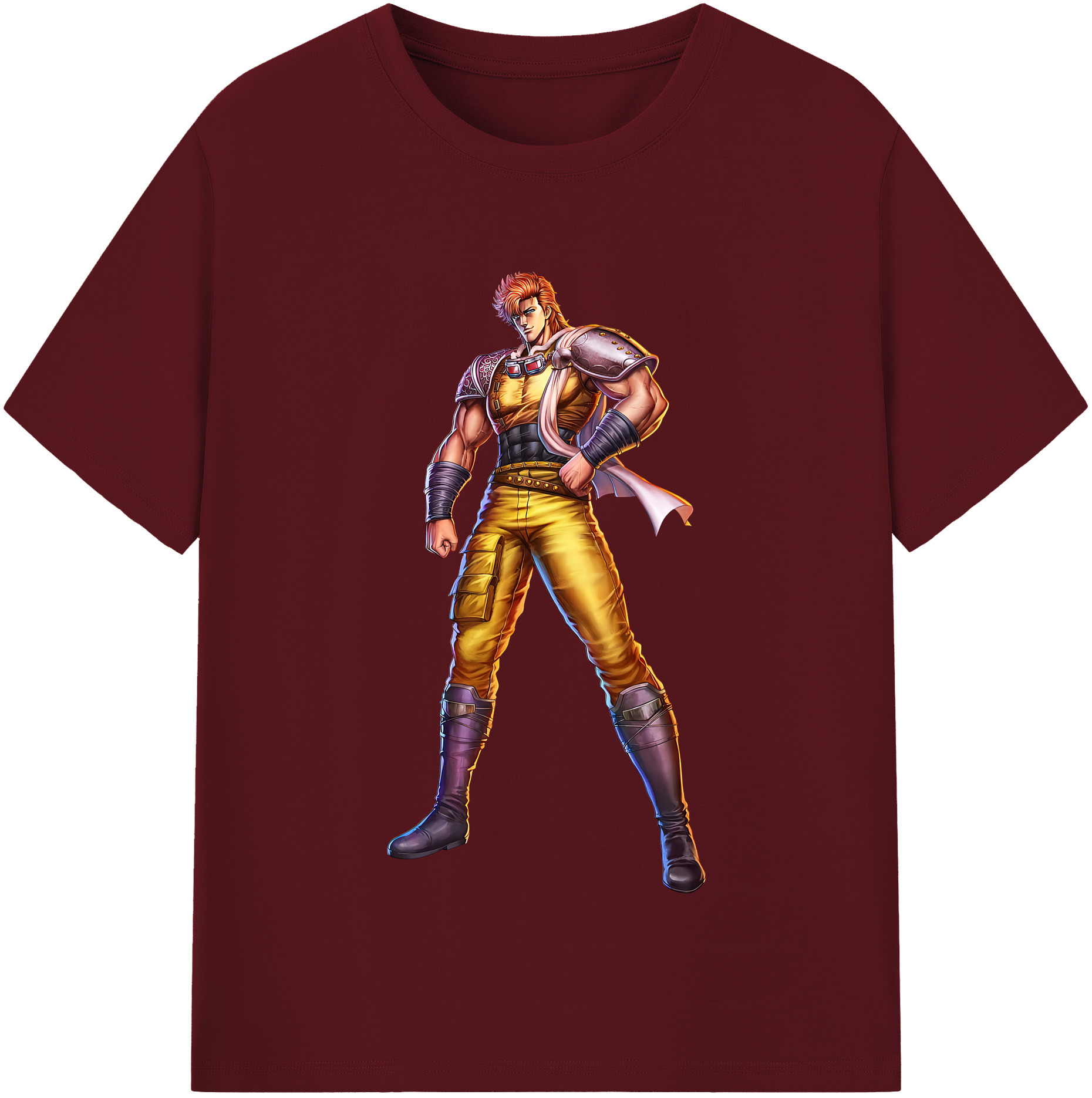 （画像用） 北斗の拳 Fist of the North Star 綿100％半袖Tシャツ（フロントプリント）